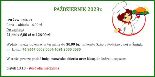 obiady październik 2023