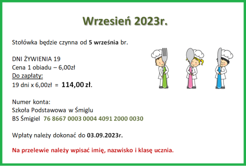 obiady wrzesień